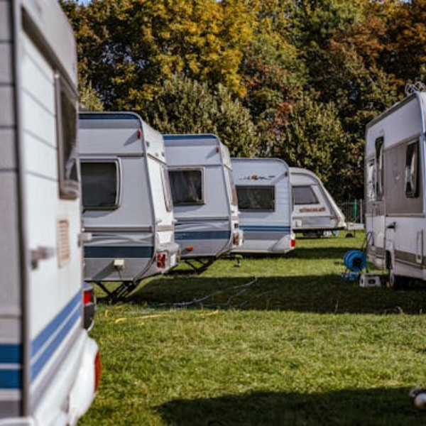 Målning av husbilar och husvagnar