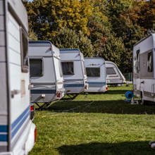 Målning av husbilar och husvagnar